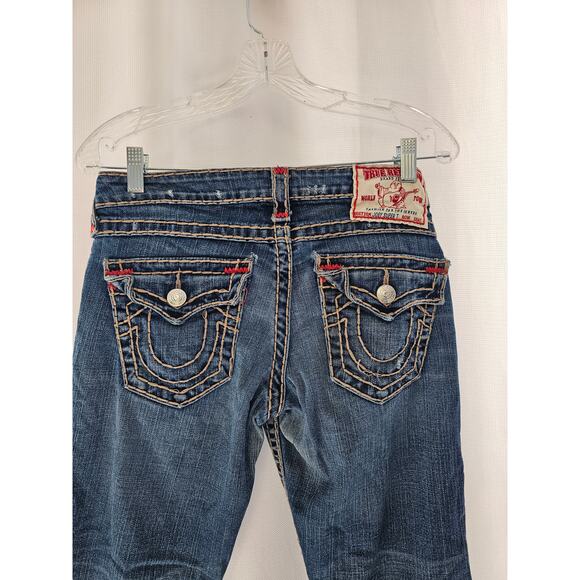True Religion Women's Joey Boot cut Jeans size 27 - Picture 8 of 13